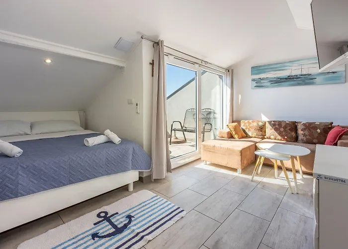 Modernes Studio-apartment Nur 100 Meter Zum Mit Traumhaften Meerblick *